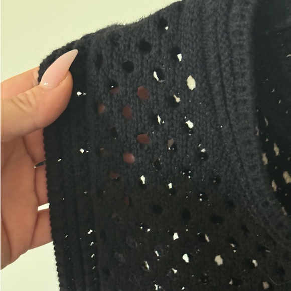 Crochet black top - Picture 2 of 2